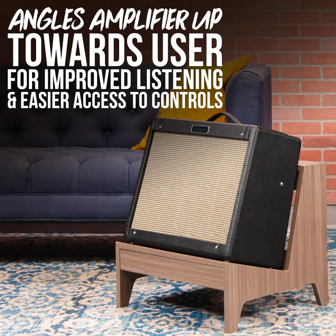 Gator Frameworks Elite Series Large Wooden Combo Guitar Amp Stand in Natural Maple Finish (GFW-ELITEGTRAMPLG-MPL)